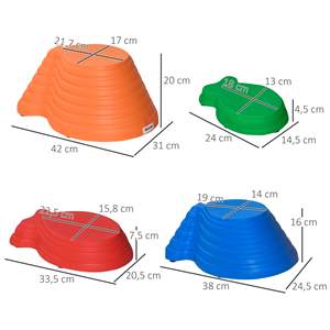 Step Stones Pierres d'équilibre pour les tout-petits Stepping Stones Planche à sauter Utilisation intérieure et extérieure Bloc d'équilibre Jouets pour l'autisme sensoriel - Product Image 2