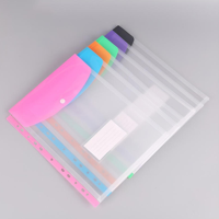 Dossiers de classement en plastique transparents à 11 trous, pochettes de rangement pour documents A4, dossiers de classement personnalisés