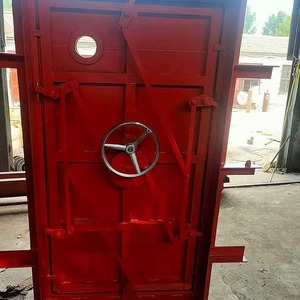 Puerta de Acero Manual para Cámara de Refugio Minero, Puerta de Seguridad Industrial, Resistente al Fuego, al Agua y al Viento, Comercial - Product Image 1
