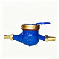 Compteurs horizontaux mécaniques à transmission à distance en fonte pour l'eau, protection IP67/IP66/IP68, à brides, norme ISO 4064