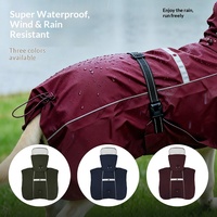 Vente directe d'usine de houppettes imperméables et coupe-vent multi-tailles en polyester léger pour animaux de compagnie