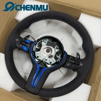 Volant de voiture entièrement en daim pour BMW M M3 M5 M6 F20 F21 F06 F07 F10 F11 F12 F13 F30 F32 F80 F87 F01 F18 F42 F25 F39 F46 F52