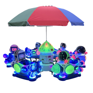 ได้รับการรับรองมาตรฐาน CE ออกแบบเพื่อความปลอดภัย ปริมาณสั่งซื้อขั้นต่ำน้อย ม้าหมุนขนาดเล็ก 6/8/10/12 ที่นั่ง สำหรับเด็ก ขาย - Product Image 2