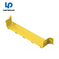 Usine Lepin de Ningbo : Goulotte de câbles en PVC ABS jaune avec couvercle pour la gestion des câbles de fibre optique FTTH en salle informatique, personnalisable