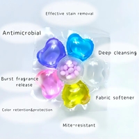 Perles de lessive de nettoyage doux 6-en-1 de haute qualité, y compris les perles d'amélioration du parfum