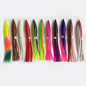 Big game fishing bulb squid skirts soft lure for saltwater