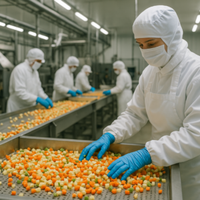 Chambre froide de stockage de grande capacité pour fruits