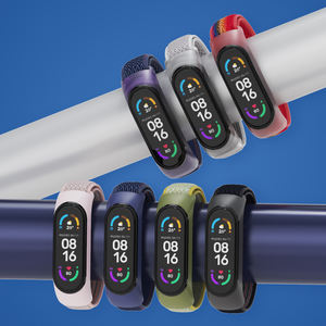 Cinturini da polso regolabili in Nylon elastico regolabile versione globale Smart per Xiaomi <span class=keywords><strong>Mi</strong></span> <span class=keywords><strong>Band</strong></span> <span class=keywords><strong>5</strong></span> 6 7/Amazfit <span class=keywords><strong>5</strong></span> - Product Image 3