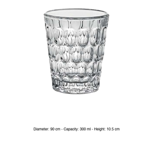 Vaso Transparente Camelot 30 cl, Altura 10.5 cm, Diámetro 9 cm, M1934 - Product Image 3