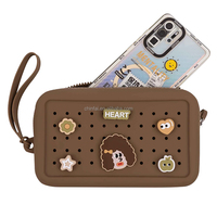 Chinfai ECO Silicone Légumes Véritable Bracelet Sac À Main Designer Téléphone Portable Embrayage Long Portefeuille Pochette