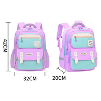 Tas Ransel Anak Warna-Warni untuk Kelas 3-6, Tas Sekolah Pelindung Tulang Belakang, Mochila Escolar, Scolaire, Tas Sekolah Anak, Borsa Scolastica