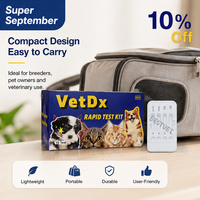 BEST VET Kit de test rapide vétérinaire pour la détection de la peste canine, de l'Ehrlichia, de la Babesia et de l'Anaplasma, kits de test rapide en une étape