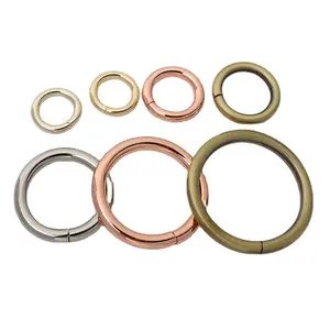 Nolvo dünya 6 boyutları 7 renkler fabrika fiyat toptan çanta dekorasyon aksesuarları bağlantı olmayan kaynaklı O ring