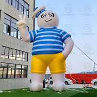 Homme guimauve gonflable géant Ghostbusters, personnage de dessin animé gonflable Ghostbusters, décoration publicitaire gonflable