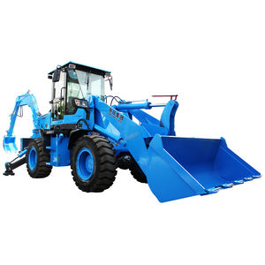 Mini Retroexcavadora de 0.5 Toneladas, Cargadora de Ruedas Pequeña, Tractor de Jardín con Retroexcavadora en Venta - Product Image 1