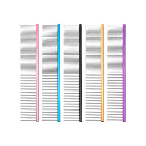 Pettine Professionale in Acciaio Inossidabile e Alluminio Leggero per Cani e Gatti - Design Facile da Usare e Sicuro per Aprire i Nodi - Product Image 6