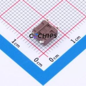 TSB06331-045D332DH-R1000 Tactile <b>Switch</b> SMD-4P,6.1x6.1mm <b>Switch</b> Single Pole Single Throw Round Button 1.8N 6.1mm - Product Image 2