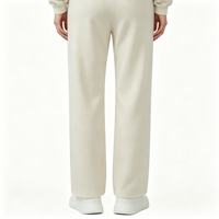 Ensemble de survêtement pour femme avec logo personnalisé, sweat à capuche court et pantalon de survêtement large, 2 pièces, style décontracté oversize