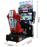 Machine de course urbaine HD pour jeux vidéo, grand équipement de divertissement de simulation pour adultes et enfants, garantie 1 an, langue anglaise