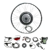 Kit de conversion de moteur de moyeu de vélo électrique 36V 48V 52V 350W/500W/750W/1000W avec batterie au lithium en option