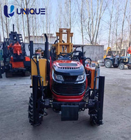Foreuse rotative portative pour puits d'eau, 180 m, moteur diesel, profondeur de forage 200 m 300 m, pompe, moteur, boîte de vitesses, engrenage central