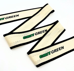 4CM New Clashing <strong>Stripe</strong> Mesh Knitted <strong>Elastic</strong> Polyester Band Tape Webbing for Pants - Product Image 2