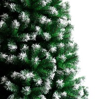 Luxuriöser PVC-Weihnachtsbaum Weihnachtsdekoration 1,8 Meter Großer Künstlicher Weihnachtsbaum Grüner Plastikbaum