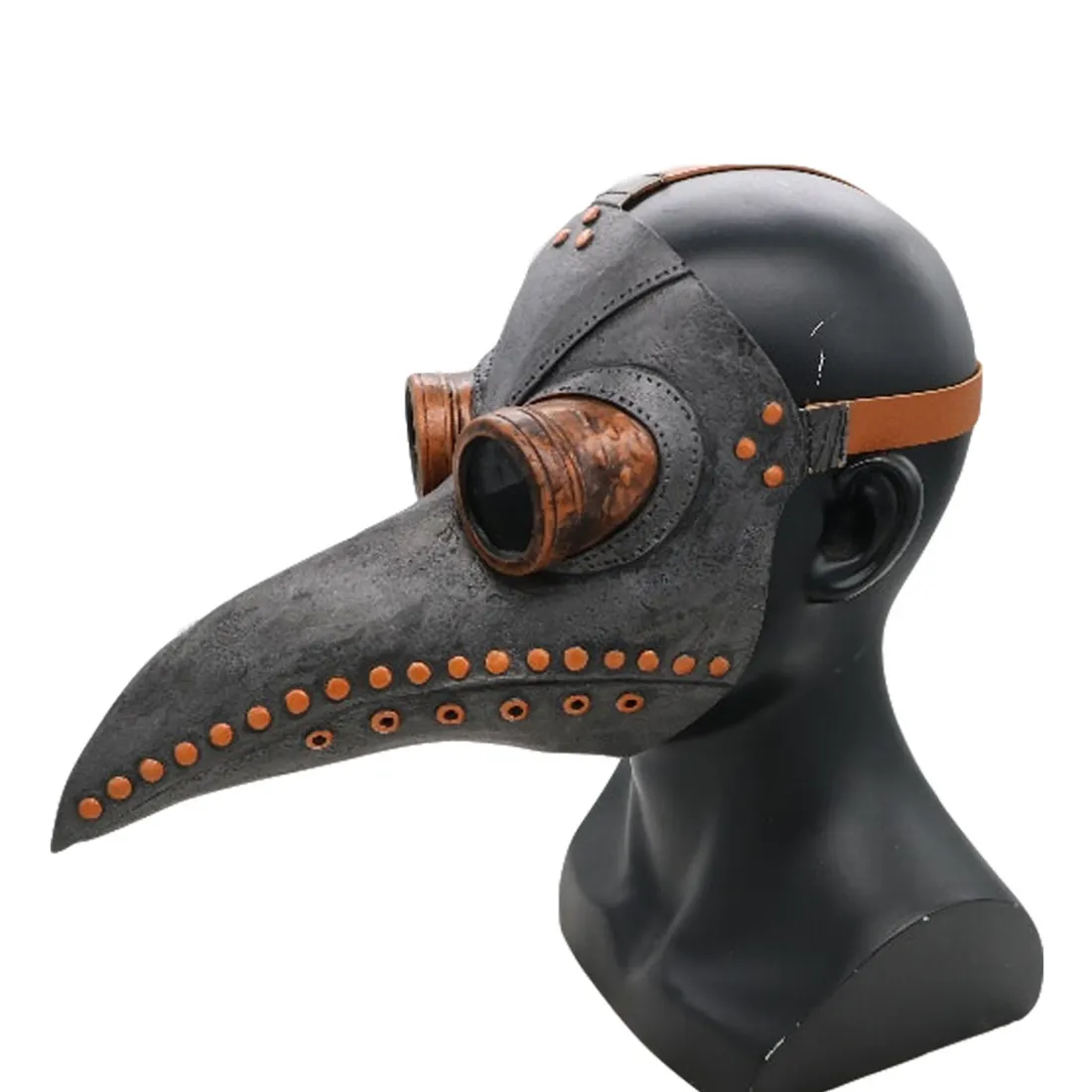 Medieval Plague Doctor Bird Beak Mask Halloween Role Play Props Masquerade Costume Fixtures
