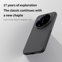 Nillkin pour Xiaomi 17 Ultra Étui Magnétique Frosted Shield Pro Cadre en TPU Coque Rigide en PC Housse de Luxe pour Xiaomi 17 Ultra