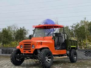 Nouveau véhicule tout-terrain électrique/essence Jeep 4 places, mini-voiture de chasse, voiturette de golf Q235B en acier 351-450HP, vente chaude à prix abordable - Product Image 2