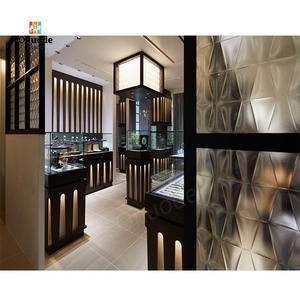 Ensemble de mobilier de luxe sur mesure pour bijouterie, design de boutique de détail avec éclairage LED, présentoir pour bijouterie - Product Image 5