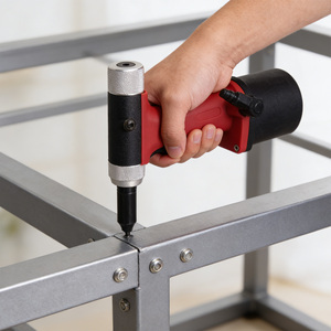 Remachadora Neumática Industrial y de Bricolaje CE 5018 S50, Fuerte Fuerza de Tracción, Pistola de Remaches Ciegos, Herramientas Eficientes para Remachar Láminas y Tubos Metálicos - Product Image 3