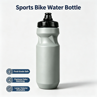 Bouteille d'eau de sport 600 ml en PP sans BPA, anti-corrosion, étanche, écologique, à pression, pour le cyclisme et le camping