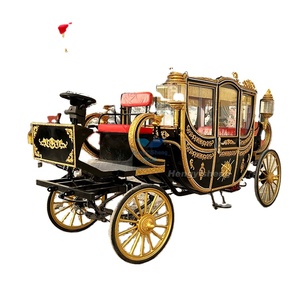 Bienvenida mostrar la exposición Atracciones Diseño personalizado Royal carruaje de caballos/Proveedores de China Carruaje de caballos para bodas - Product Image 2