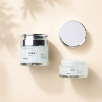 Ensemble d'emballages cosmétiques de luxe personnalisés en PS à double paroi, flacon pompe pour lotion de luxe 40 ml, 100 ml, 120 ml avec pots à crème de 30 g, 50 g