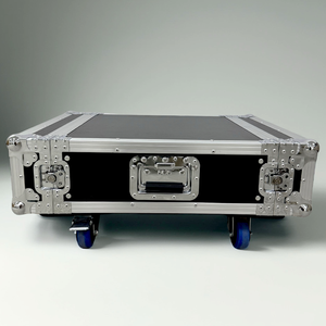 AMP3UA 3-Spots Rollbarer Verstärker-Rack <span class=keywords><strong>ATA</strong></span> Road Case mit Rollen, Robuster Aluminium-Flightcase für Audio-Leistungsverstärker - Product Image 4