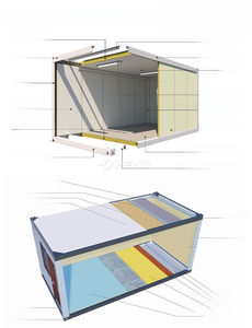 Casa Contenedor Moderna Prefabricada, Clase de Resistencia al Fuego, Instalación Rápida, Diseño Transpirable para Uso en Granjas y Apartamentos, 5 Años de Garantía - Product Image 2