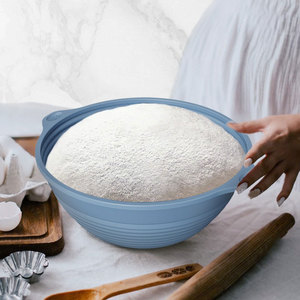 Paniers de levage pliables en silicone ovales de 10 po et ronds de 9 po pour la cuisson du <span class=keywords><strong>pain</strong></span> <span class=keywords><strong>au</strong></span> <span class=keywords><strong>levain</strong></span> avec cadre renforcé en métal - Product Image 5