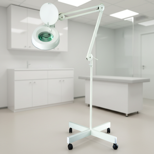 Rolling Stand <b>LED</b> Magnifying Lamp Height Adjustable <b>Working</b> <b>Light</b> with Adjustable Arm for Beauty & Medical Use - Product Image 4