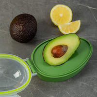 Hot verkopende plastic avocado opbergdoos, fruit- en groentevershouder, voedselbewaarbak, keukenhulpje