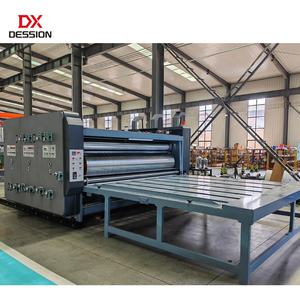 طابعة فلكسو للتغذية اليدوية بسعر منخفض ، 2 لون ، آلة قطع القوالب ذات الشق والطباعة بالكرتون - Product Image 2