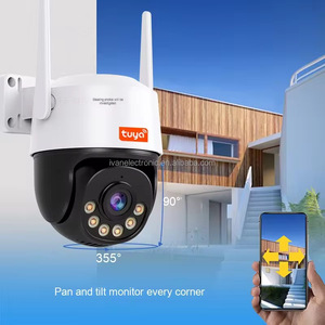 Cámara de Intercomunicación WiFi para Exteriores Tuya Smart <span class=keywords><strong>Life</strong></span> <span class=keywords><strong>Full</strong></span> <span class=keywords><strong>HD</strong></span> 5MP, IP66, H.265, Detección de Movimiento, Inalámbrica, Pan-Tilt-Zoom, CMOS de 1 Año - Product Image 3