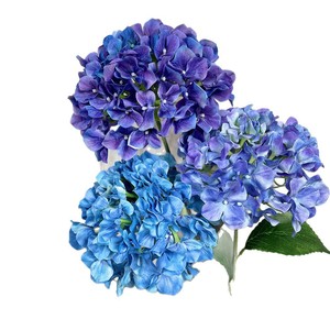 Flores Artificiales de Hortensia 3D, Tacto Natural, Decoración para Bodas y Hogar, Arreglo Floral de Plástico - Product Image 5