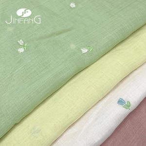 Tissu en <span class=keywords><strong>lin</strong></span> de ramie 100 % écologique pour robe, broderie unie, frais et respirant pour l'été, vendu <span class=keywords><strong>au</strong></span> mètre - Product Image 2