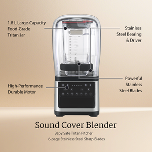 Mini Electrodomésticos de Cocina, Licuadoras Eléctricas con Triturador de Hielo, Mezcladoras Eléctricas, Motor de Lavadora <span class=keywords><strong>Sokany</strong></span> - Product Image 4