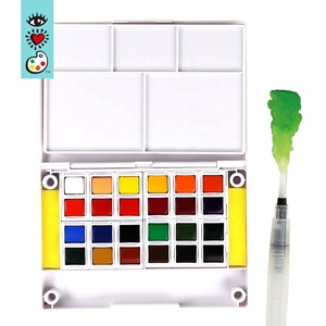 Assortiment de 24 couleurs professionnelles, ensembles de poêles à aquarelles parfaite - Product Image 2