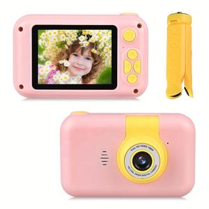 Cámara Digital HD para Niños, Juguetes Bonitos con Diseño de Gato, Perro y Unicornio, Selfie con Memoria MicroSD Integrada de 32 GB, Zoom Óptico de 21x-40x - Product Image 1