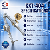 KEXINT KXT-404 Dénudeur et coupeur longitudinal pour gaine de câble à fibre optique blindé 10-25mm, pour 2-288 fibres, Outil FTTH en acier laminé à froid