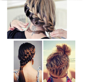 Accessoires de coiffure tendance RTS 2023 pour filles et femmes, pince à cheveux française, bâton de coiffage <span class=keywords><strong>magique</strong></span>, outil de fabrication de <span class=keywords><strong>chignon</strong></span> DIY, fabricant de <span class=keywords><strong>chignon</strong></span> - Product Image 5