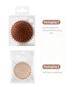 Cepillo de Pelo con Cojín de Aire Especial para Niñas, Peine de Peluquería de Plástico Ecológico Pequeño, <span class=keywords><strong>Mini</strong></span> Mango de Transporte Moderno - Product Image 6